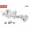 Ryobi CS1201 Spare Parts List Type: 5133000086